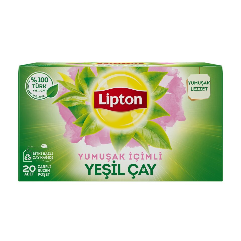 LİPTON YEŞİL ÇAY 20 Lİ / 20 GR. - YUMUŞAK İÇİMLİ
